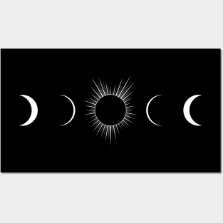 Total Solar Eclipse Phases Posters and Art